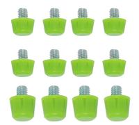 Football Studs for Adidas Football Boots, 12Pcs Plastic Football Studs Rugby Boot Stud Football Boot Stud Plastic Studs Replacement for Adult Children Boys Girls Soccer Shoes - 8mm/11mm Green