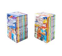 Football Superstars 24 Book Set Collection: (Ronaldo, Lamine Yamal, Salah, Harry Kane, De Bruyne, Messi, Saka, Haaland, Mbappe, Bellingham, Fernandez, Rashford)