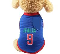 Football Team Dog Shirt, Dog Soccer Jersey World Cup T Shirt Pets Football Jersey Sports Soccer National Team Vest for Small Medium Large Dogs(XXL-Blue)