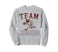 Football Team Jesus Christian Faith Bible Game Day Sports Sweatshirt