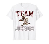 Football Team Jesus Christian Faith Bible Game Day Sports T-Shirt