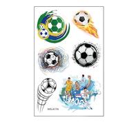 Football Temporary Tattôos - 10 Sheets Wórld Cup Soccer Party Favors | Waterproof Face Decals | Transfer Stickers for Kids, Boys, and Girls, Perfect as Party Bag Fillers and Fan Accessories