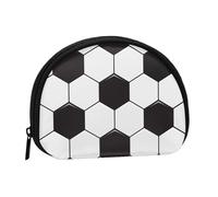 Football TextureSmall Makeup Sanitary Napkin Storage Bag,Women's Cosmetic Coin Purse