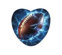 Football Thunder 1 PCS Car Air Freshener Hanging Aromatherapy Tablets Automotive Ornament for Auto Room Bathroom Bedside Love form