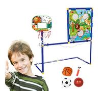 Football Toss - Basketball Throwing Football Sandbag Toss Game,Kids Basketball Game | for Party Tailgate Carnival Backyard Field Yard Outdoor Festival Fall Boys Girls