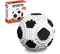 Football Toys, 9.5cm Football Stuff, Mini Football-Themed Building Sets Engaging Playthings for Young Football Enthusiasts Compact Cube Design Adorable Home Decor Accents