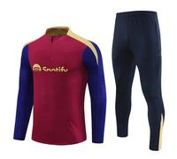 Football Tracksuit Kids,Aldult Football Kits Track Suit Long Sleeve Jacket and Trousers Set Fall Football Uniform