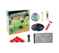 Football Training Equipment, Skills Training with Elastic Cord and Bag, Sports Ball, Training Equipment for Fight Against Ability, Co-Skills