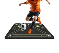 Football Training Mat - 28.9 x 9 cm - Non-Slip Mat for Training Footwork - For Exercise Ball Control and Foot Movements for Children and Young People Inside and