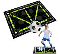 Football Training Mat,60 X 90cm Soccer Training Mat Non Slip for Adult & Kids, Ideal for Indoor and Outdoor Use