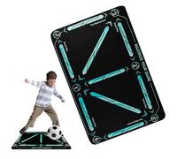 Football Training Mat, 90x60cm Non-Slip Shock Soccer Mat, Soccer Mastery Skills XL Mats 90 x 60cm for Dribble, Football Gifts for Boys, Kids,Girls
