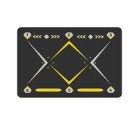 Football Training Mat | Basketball Training Mat | Agile Portable Anti-Skid Silent Mat for Young Sportsmen Goalkeepers 90 x 60 cm