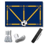 Football Training Mat - Club Soccer Mastery Skills XL 90x60cm Football Gifts for Boys | Pro Dribble Ball Control & Stress Relief Games for Kids & Teenage | Birthday Christmas Gifts (Manchestercity)