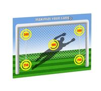 Football Training Mat, Football Step Training Mat | Indoor Soccer Skill Exercise Pad for Football Coach,Football Goal Throwing Game in the Court
