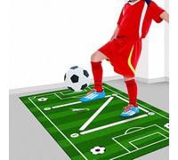 Football Training Mat for Kids - Soccer Training Mat - Non-Slip Ball Control Training Mat - Essential Gym Mat for Football Skills Development and Step Training (C, 15.7×23.6In)