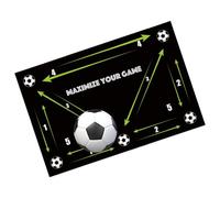 Football Training Mat - Non-Slip Footstep Agility Equipment for Soccer, Playing Field for Children, Kids and Adults