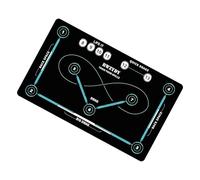 Football Training Mat | Non-Slip Footwork Dribble Pad - Hockey Practice Equipment, Outdoor Use for All Ages Adults Beginners Advanced Enthusiasts Athletes