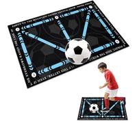 Football Training Mat, Non-Slip Silent Soccer Practice Pad, Football training equipment for improving Dribbling, Ball control, Football Mastery Mat Size 60 x 90cm