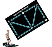 Football Training Mat - Portable Training Mat, Athletic Training Mat | Training Ball Control Equipment, Pra Equipment