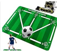 Football Training Mat Send a Pair of Anti-Slip Socks- Soccer Mastery Skills Mat 80x50cm - Develop Confidence, Skills & Discipline Birthday Football Gift for Boys, Kids, Him & Girls