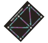 Football Training Mat - Silent Agility , Step by Step Pattern, Flexible Roll Up Material | Football Equipment, Endurance Training, Speed Coordination Practice, Indoor Gymnasiums, Outdoor