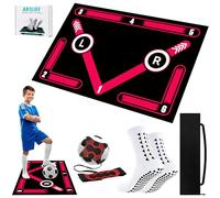 Football Training Mat - Soccer Mastery Skills Mat 90x60cm - Develop Confidence, Skills & Discipline + Mastery Mobile APP Football & Birthday Gift for Boys, Kids
