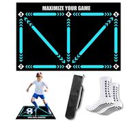 Football Training Mat - Soccer Mastery Skills XL Mat 90 x 60cm Football Gifts for Boys | Dribble, Ball Control & Stress Relief for Kids,Girls & Adults