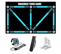 Football Training Mat - Soccer Mastery Skills XL Mat 90 x 60cm for Dribble, Ball Control & Stress Relief Footstep for Boys, Kids,Girls & Adults