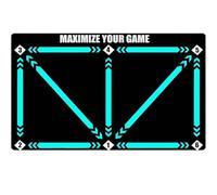 Football Training Mat - Soccer Mastery Skills XL Mat 90 x 60cm with Training Belt, Ball Control & Stress Relief Footstep Compatible FPRO APP, Birthday Gift for Boys, Kids,Coach & Adults (Black)