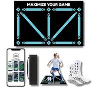 Football Training Mat - Soccer Mastery Skills XL Mat 90x60cm - Develop Confidence, Skills & Discipline + Mastery Mobile APP |Football Birthday Gift Girls & Boys,