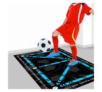Football Training Mat, Step, Non-Slip Silent Soccer for Improve Speed, Strength Football Training Mat(A 80x120cm)