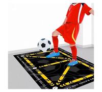 Football Training Mat, Step, Non-Slip Silent Soccer for Improve Speed, Strength Football Training Mat(C 80x120cm)
