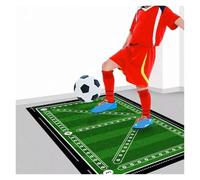 Football Training Mat, Step, Non-Slip Silent Soccer for Improve Speed, Strength Football Training Mat(E 80x120cm)