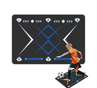 Football Training Mat - Training Pace Ball Mat, Player Practice Mat | Training Mat for Agility, Precision, Skill Development, Portable Football Practice Aid for Indoor and Outdoor Sports