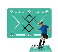 Football Training Mat - Training Pace Ball Mat, Player Practice Mat | Training Mat for Agility, Precision, Skill Development, Portable Football Practice Aid for Indoor and Outdoor Sports