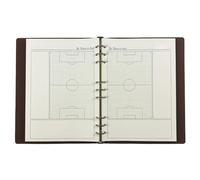 Football Training Notebook, Soccer Playbook for Coaches, with Field Diagrams, Double-Sided Design, Durable Material, Loose-Leaf Binding, for Planning, 280 Sheets