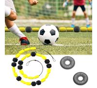 Football Training Rebound Chain, Goalkeeper Rebound Chain Sensitive Reaction Training 2.6/4m-102.36/157.48in Single Line Deflector with 2 Water Bag, Soccer Reaction Punt Practice For Kids and Adults