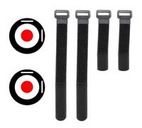 Football Training Target Discs with Adjustable Straps for Soccer Goal Agility Drills, 9.84 Inch Flat Discs for Precision and Muscle Memory, Lightweight Practice Equipment for Field Use, 2-Pack