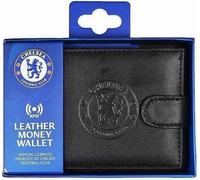 Chelsea Rfid Embossed Leather Wallet - Black Safe Gift Official Licensed Boxed - chelsea black leather wallet rfid safe embossed gift official
