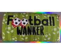 Football Wanker, Novelty, funny, themed Chocolate Bar gift For friends, family and work colleagues. Birthday, Christmas, Valentines and Easter. (One Size, Caramel)