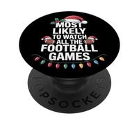 Football Watching Championship Season Favorite PopSockets Adhesive PopGrip