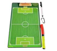Football Whiteboard, Double-Sided Soccer Coaching Board, Full & Half Field Tactics, Dry Erase for Training and Game Day