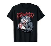 Football Wolf Fear The Wolf American Football Match Day T-Shirt