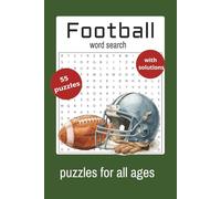 Football word search puzzle book.: word search for all ages. |6x9 inches, 110 pages | 55 puzzles with solutions