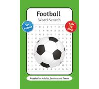 Football Word Search Puzzle Book: Word Searches with Easy to Print about Soccer, Terms, Equipment and More | 6x9 inches, 110 pages | 50+ Puzzles … Gift for Vacations, Holidays and Relaxation