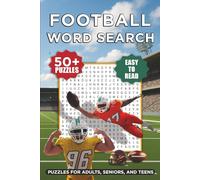 Football Word Search Puzzle Book: Word Searches with Easy-to-Read Print About Football - from Teams, Players, and Positions to Stadiums, Plays, and ... A Great Gift for Every Football Fan!