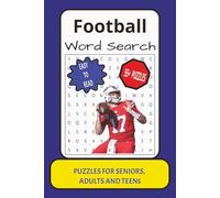 Football Word Search: Word Search with Easy to Read Print about Football, Puzzle Book, Football Activity, Brain Games, Teams, Players and More : 6x9 ... for Vacations, Holidays and Relaxation