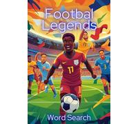 Football Word Search: Word Search with Easy to Read Print about Football, Soccer, Legends | 6x9 inches, 110 pages | 50+ Puzzles... Gift for Vacations, Holiday and Free Time