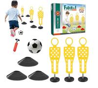 Football Workout Equipment | Football Training Mannequins,Educational Kids Soccer Obstacle Play Set Multi-person Sports Toy for Family Backyard Gym Home Park Field Outdoor Boys and Girls