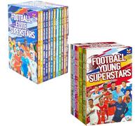 Football Young & Elite Superstars 24 Books Box Set (Jude Bellingham, Enzo Fernández, Phil Foden, Kylian Mbappé, Jamal Musiala, Marcus Rashford, Kevin De Bruyne, Lionel Messi, Cole Palmer & More)